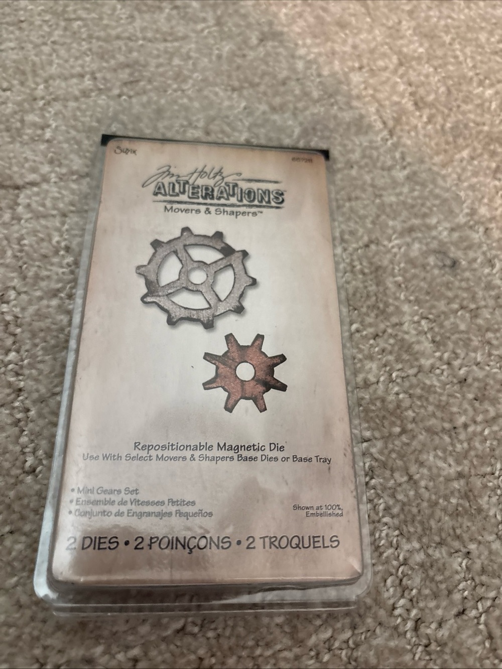 TIM HOLTZ ALTERATIONS MINI GEAR SIZZIX DIES #657211